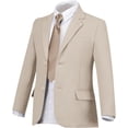 thumbnail image 6 of Boys Formal Suit Set 4 Pieces Kids Tuxedo Ring Bearer Outfit, 6 of 7
