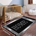thumbnail image 3 of Home Glitter Border Design Soft Small Velvet Area Rugs Non Slip Indoor Floor Carpet for Living Room Bedroom Decor, 3 of 5
