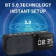 thumbnail image 4 of Altavoces Bluetooth Inalámbrico Inteligente Reloj de Alarma Doble, Altavoz Bluetooth, Inserción de Tarjeta Bluetooth Inalámbrica, Altavoz Bluetooth Multifuncional, Adecuado para Varios Escenarios, 4 of 7
