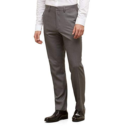 Kenneth Cole Reaction Men's Stretch Modern-Fit Flat-Front Pant 