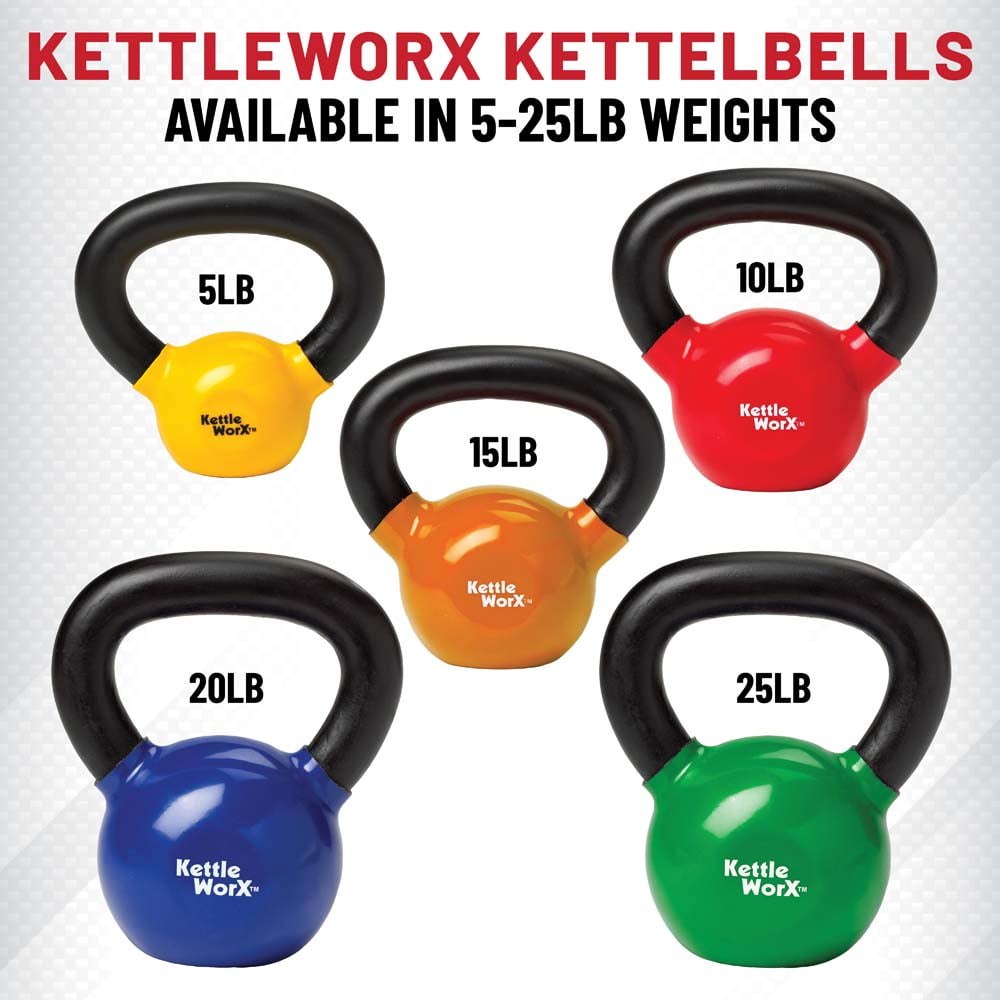 KettleWorx 10lb Single Kettlebell