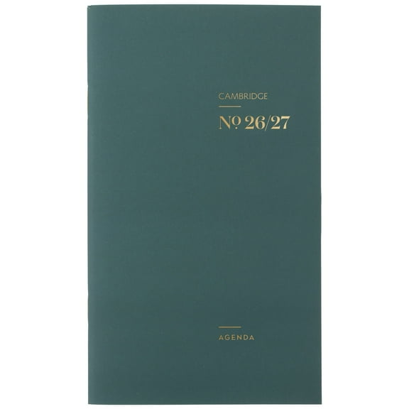 Cambridge WorkStyle 2026-2027 Two Year Monthly Planner Transformative Teal