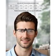 thumbnail image 3 of Loupes à Clipser sur Lunettes de Lecture, Loupes Bloquant la Lumière Bleue pour Femmes Hommes, 3 of 5