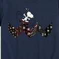 thumbnail image 3 of Peanuts - Snoopy Skating Pattern - Toddler And Youth Short Sleeve Graphic T-Shirt, 3 of 6
