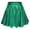 Green, variant on Landzoo Women's Metallic Skater Skirt Sparkly Shiny Flared Pleated A Line Mini Skort Cozy Distinctive Women's Skirt