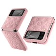 thumbnail image 1 of Funda para Galaxy Z Flip 3, protección de bisagra con protector de pantalla para cámara, funda de cuero, funda protectora de cuerpo completo para teléfono., 1 of 1