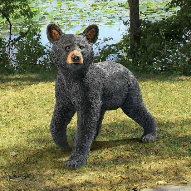 Design Toscano Snooping Cub Black Bear Statue Walmart