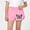 Pink, variant on DAETIROS Kids Girls Butterfly Shorts Gray | 100% Cotton Kids Athletic Bottoms | Soft Breathable Elastic Waist | Side Split Hem Play Shorts | Sizes 2T-12,Size 5-6 T