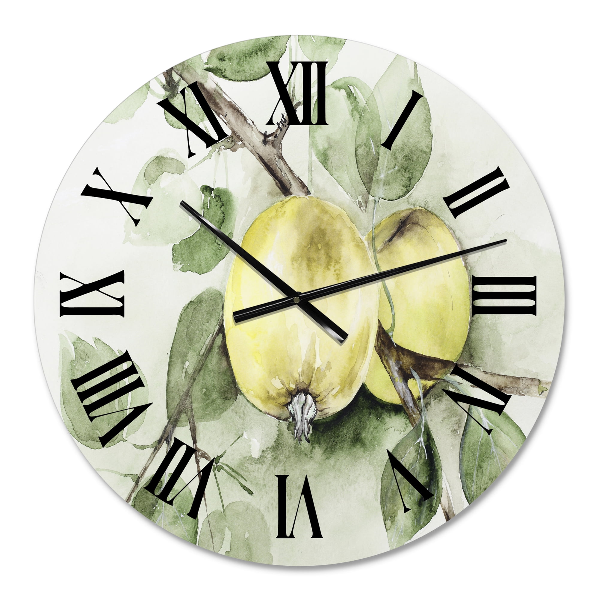 Designart 1 in Farmhouse Wall Clock