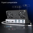 thumbnail image 3 of Ventiladores de refrigeración dobles Docking Station ChampSun 12 en 1 para Steam Deck, 3 of 6