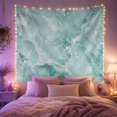 thumbnail image 2 of Abstract Marble Swirl Pattern in Teal and Blue Hues, Serene Abstract for Art Lovers, Modern Wall Decor, Housewarming Gift Tapestry Wall Hanging for Bedroom and Living Room, 2 of 7