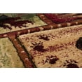 thumbnail image 3 of United Weavers Contours Lodge Area Rug 511-28059 Bear Wilderness Toffee Bears Canoe, 3 of 4