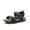 BLACK, variant on DREAM PAIRS Women's Walking Sandals Arch Support Orthopedic Recovery Hiking Sandals Thick Athletic Cushion Adjustable Strap for Plantar Fasciitis