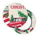 thumbnail image 2 of Disketp Merry Christmas 1 Funda Redonda para Taburete, Funda de Cojín para Silla de Bar Suave y Elástica-12 inch, 2 of 7