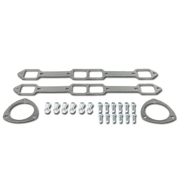 DNA Motoring GKTSET-MOPARBB-V8 For 1962-1978 Dodge Charger Monaco Chrysler 300 Newport 6.7/6.8/7.0/7.2L Aluminum Exhaust Manifold Header Gasket Set
