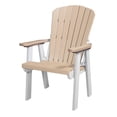thumbnail image 2 of OS Home and Office Furniture 42" Resin Fan Back Chair in Weatherwood/White, 2 of 3