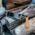thumbnail image 3 of 8inch Draw Shave Knife Curved Draw Knife Curved Draw Shave Tool Woodworking Debarking Hand Tool, 3 of 5