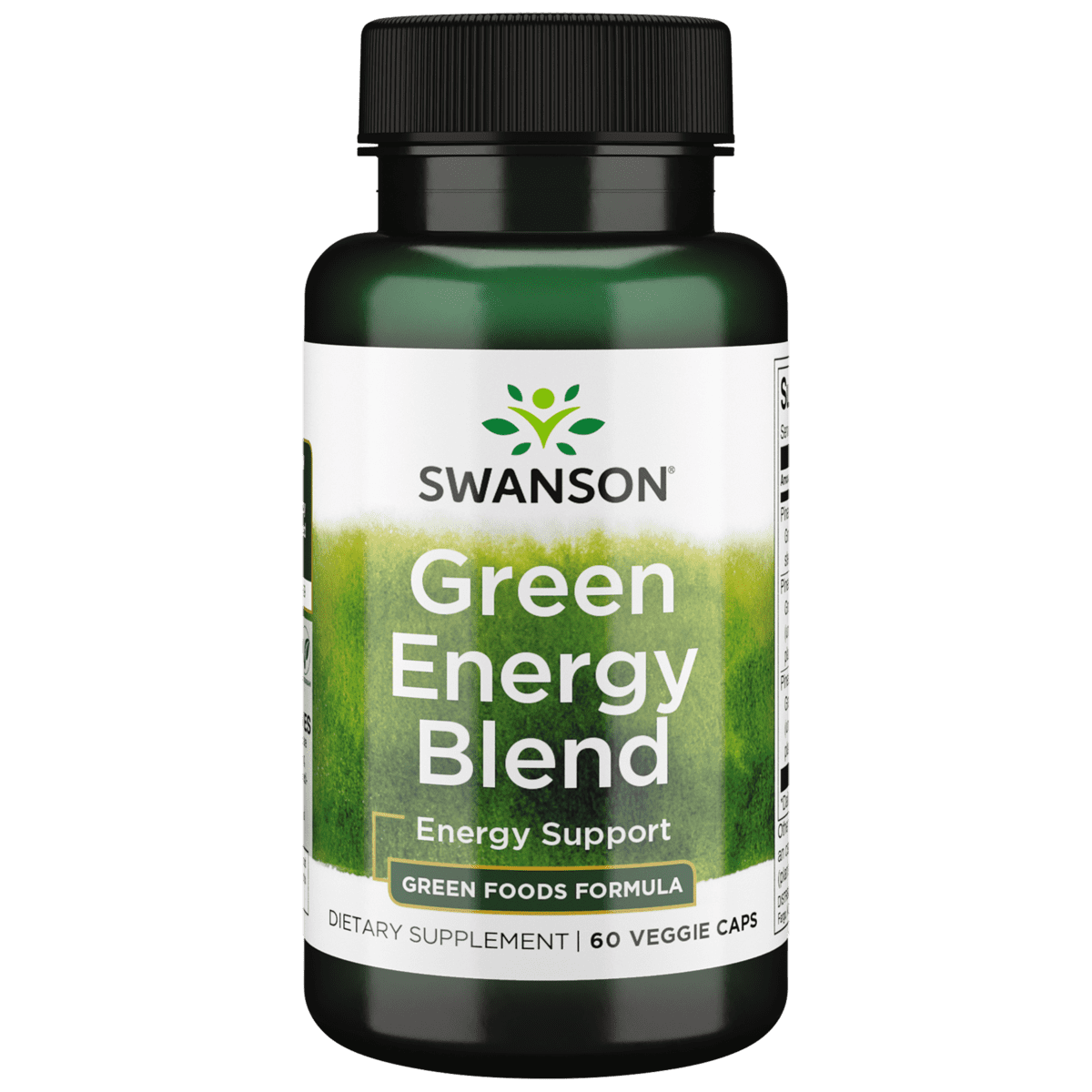 Swanson Green Energy Blend 60 Veggie Capsules