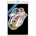 thumbnail image 3 of Rolling Stones - Logo Wall Poster with Wooden Magnetic Frame, 22.375" x 34", 3 of 3