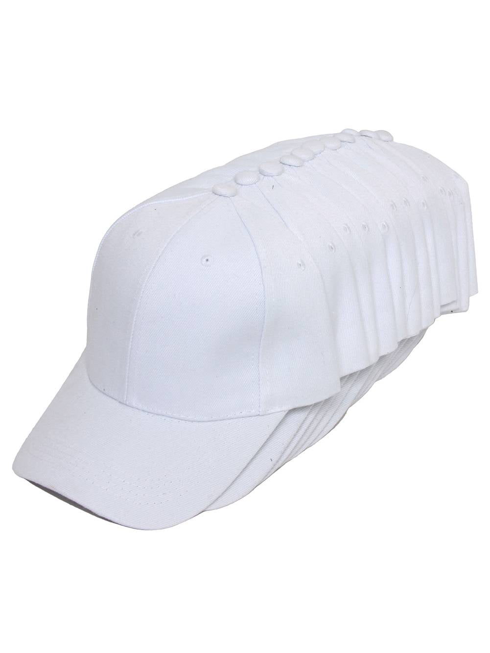 white baseball cap bulk