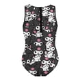 thumbnail image 6 of Kuromi And My Melody Girls One Piece Swimsuits Hawaiian Summer Swimwear Beach Bathing Suit Outfits, 6 of 7