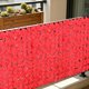 thumbnail image 5 of Panel de Cerca de Seto Artificial con Hojas Falsas Densas y Flores Amarillas para Balcón, Jardín y Privacidad Exterior, 50x50cm, 5 of 6