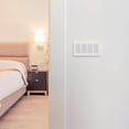 thumbnail image 1 of BESTYASH Screwless Decorator Wall Plate White Plastic Light Switch Cover for Wall Use, 1 of 8