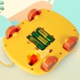 thumbnail image 4 of Teléfono de juguete interactivo para bebés y niños pequeños | Juguete de Actividad de Aprendizaje Musical con Luz | Diseño de Tirar de Mano | Desarrolla habilidades motoras y coordinación | Beige, 4 of 6