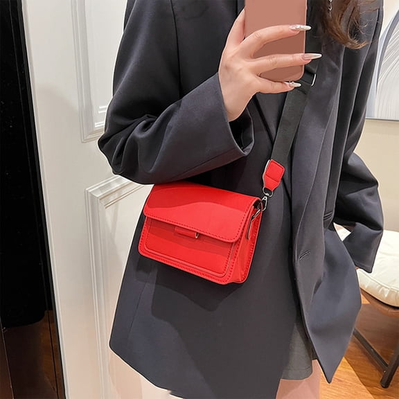Fashionable Casual Purses For Women Crossbody Leather Bags Trendy Large Capacity Tote with Shoulder Strap, for Mobiphone, Coin, Makeup, Mirror, etc.