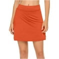 thumbnail image 1 of FNFYFH Clearance Womens Running Loose Fit Solid Color Summer Training Shorts Lightweight Workout Shorts，Orange, 1 of 5