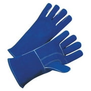 ORS Nasco 7344 Leather Welding Gloves, Leather, Large, Blue - 12 PR (902-3030)