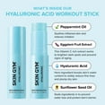 thumbnail image 6 of Skin Gym Hyaluronic Acid Face Serum Workout Stick, Moisturizes and Hydrates with Hyaluronic Acid, Vitamin C + Eggplant Fruit Extract, Peppermint Oil and Sunflower Seed Oil 0.35 oz, 6 of 6