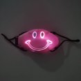 thumbnail image 4 of Patrón aleatorio Control de voz Cambio de color LED Cara Cubierta facial Recargable Cubierta facial brillante para festivales Baile Rave Disfraces Fiesta, 4 of 8