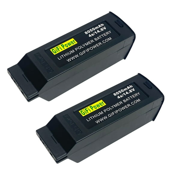 MaximalPower Replacement Flight LiPo 8050mAh Battery for YUNEEC 4S Typhoon H [NOT COMPATIBLE WITH YUNEEC TYPHOON H PLUS!] (2 Pack)