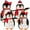 Red, variant on Best Choice Products 4-Piece Lighted 3ft Pop-Up Penguin Family Outdoor Christmas Decoration w/ 300 LED Lights - Red