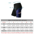 thumbnail image 4 of Santic Mens Cycling Shorts Road Bike Shorts Mens Padded Biking Shorts Breathable Navy L, 4 of 8