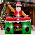 thumbnail image 1 of Papa Noel inflable majhulla de 1.8 m con luces LED y DJ, 1 of 6