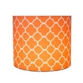 thumbnail image 3 of Aspen Creative 31096 Transitional Drum (Cylinder) Shaped Spider Construction Lamp Shade in Orange, 12" wide (12" x 12" x 10"), 3 of 5