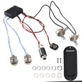 thumbnail image 3 of 2 Band Active Bass Guitar EQ Equalizer Preamp Circuit Pickup Black, 3 of 5