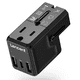 thumbnail image 1 of Adaptador De Viaje Enchufe Universal Clavija Usb Cargador Negro, 1 of 4