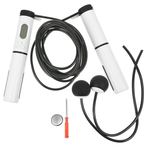 unbranded  Weighted Jumping Rope Workout Skipping Ropes Child Student Black