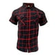 thumbnail image 1 of Blusa y camisa de manga corta con cuello vuelto para hombre, moda informal, botones, bolsillos dobles, solapa, manga corta con blusas, blusa de algodón y poliéster para hombre, 1 of 4