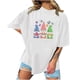 thumbnail image 1 of Camiseta informal de manga corta con cuello redondo y estampado para mujer Pompotops  hkajfhjk461471, 1 of 4