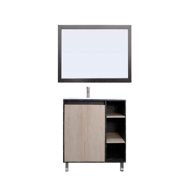 Gabinete Para Baño Con Lavabo FREYA Y Espejo Decorativo