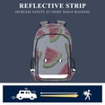 thumbnail image 5 of FORMRS Unisex School Backpack 17" Student Travel Bag with Laptop Compartment, Cartoon Watermelon, 5 of 7