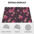 thumbnail image 3 of Yiaed Rose Mix Leopard 2 Print Highly Absorbent Microfiber Kitchen Counter Mat, Dish Drying Pad for Dishes, Utensils, Pots and Pans, Large 18" x 24", 3 of 7