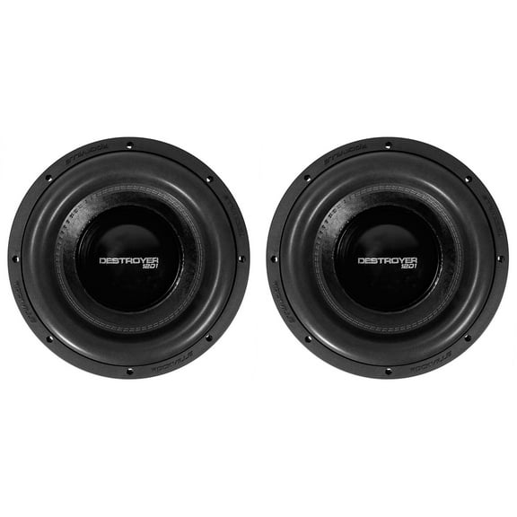 2) Rockville Destroyer 12D1 12" Competition Car Audio Subwoofers USA Voice Coils