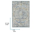 thumbnail image 3 of Livabliss Harput Vintage Medallion Area Rug,2' x 2'11",Pale Blue, 3 of 9