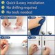 thumbnail image 5 of Pack Child Safety Locks, Lock for Cabinets, Toilets, Kitchens, Doors, Windows, Refrigerators, Extra Strong Adhesive, Protection for Babies and Pets, 5 of 5