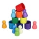 thumbnail image 4 of Rainbow Friends Peg Dolls Beech Colorful Adorable Educational Wooden Peg Dolls para niños para niños ANGGREK Otros, 4 of 8